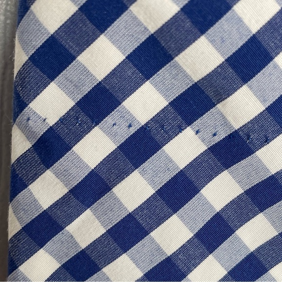 Tory Burch Sport Gingham Plaid Tennis Golf Skirt Blue/White Preppy Academia XS - Picture 6 of 11